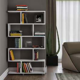 Hanah Home Elif - Estantería Escandinava Blanca